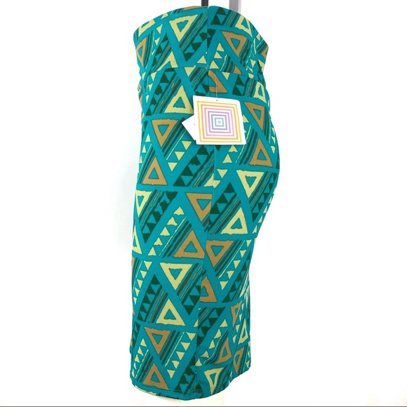 LulaRoe XS Pencil cut Made in USA Multicolored - Picture 4 of 16